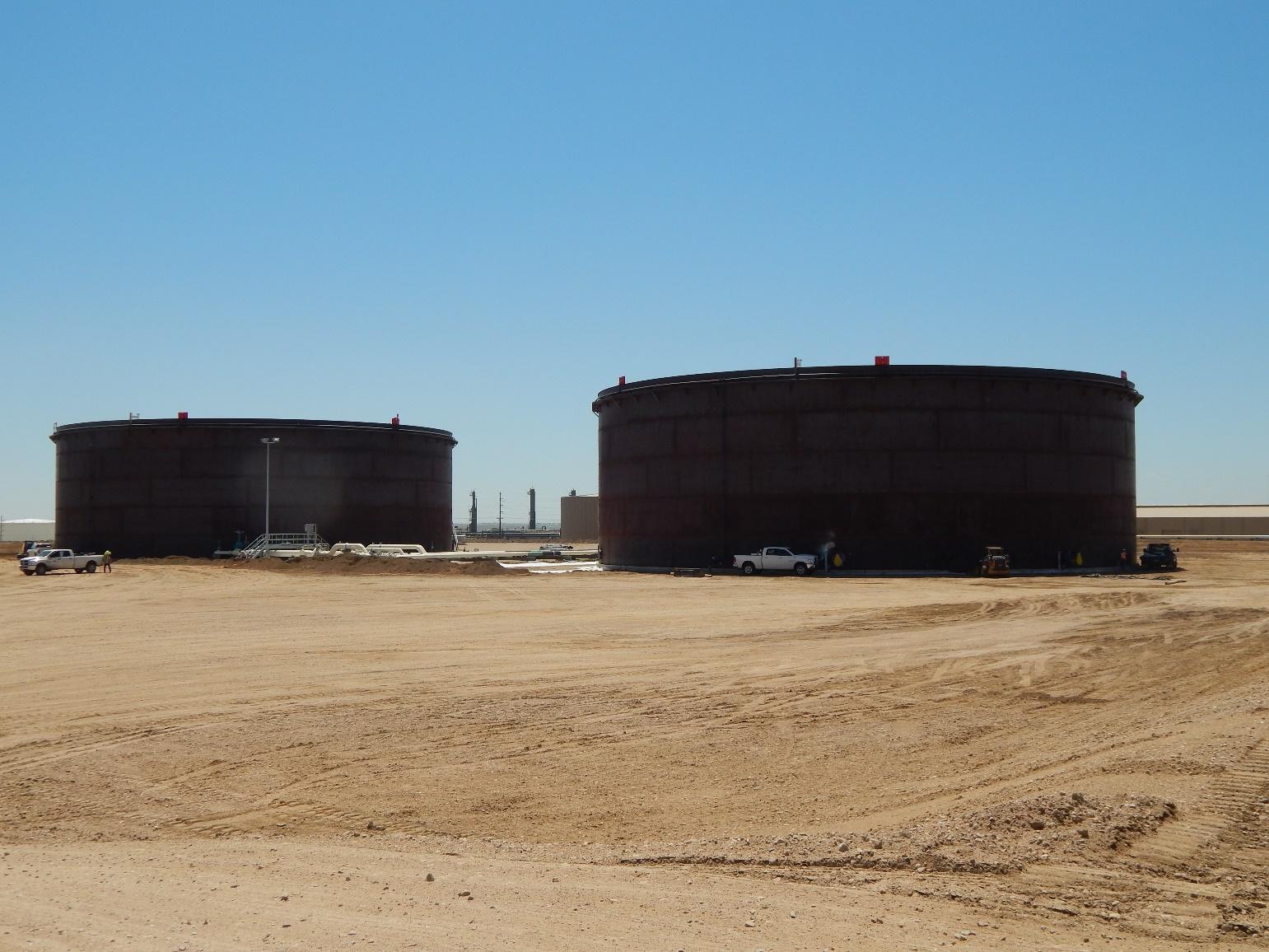 Welded Open Top Tank with External Steel Floating Roof ATEC